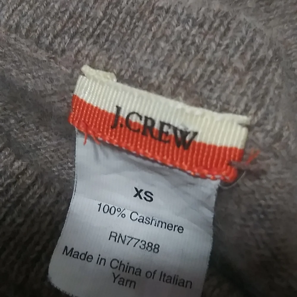 J Crew Cashmere sweater.
